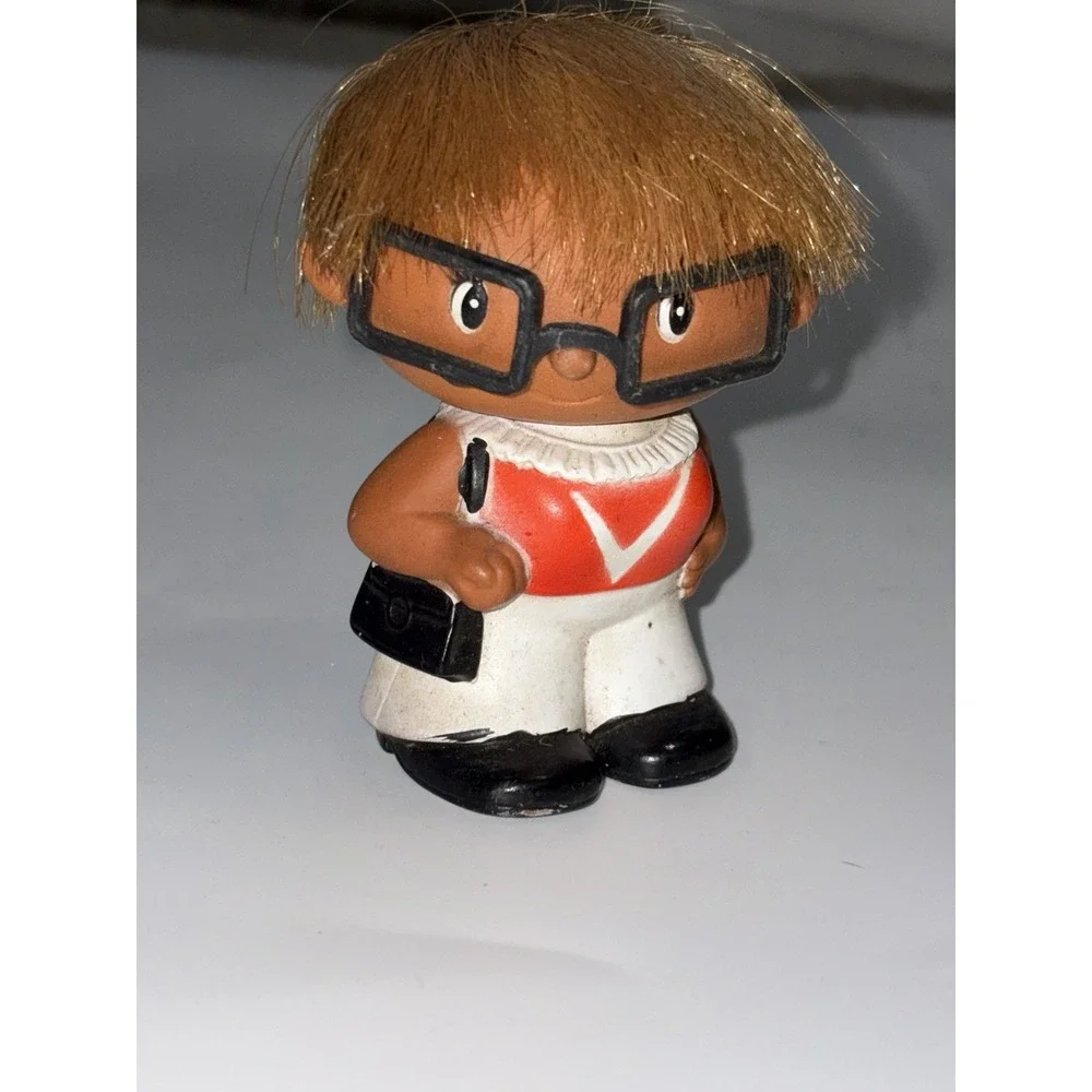 vintage 1960s Korean Brat doll With Glasses 3.5